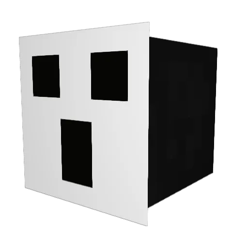 CheGeWara Minecraft avatar head, 3D render