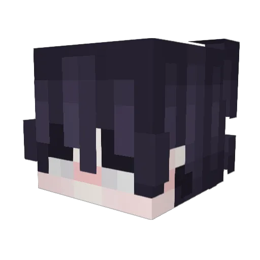 Chea_ro Minecraft avatar head, 3D render