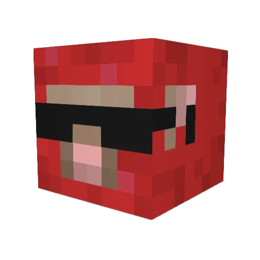 CheapClown903 Minecraft avatar head, 3D render
