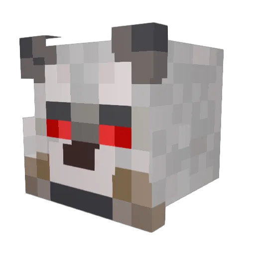 Cheater_Maddog Minecraft avatar head, 3D render