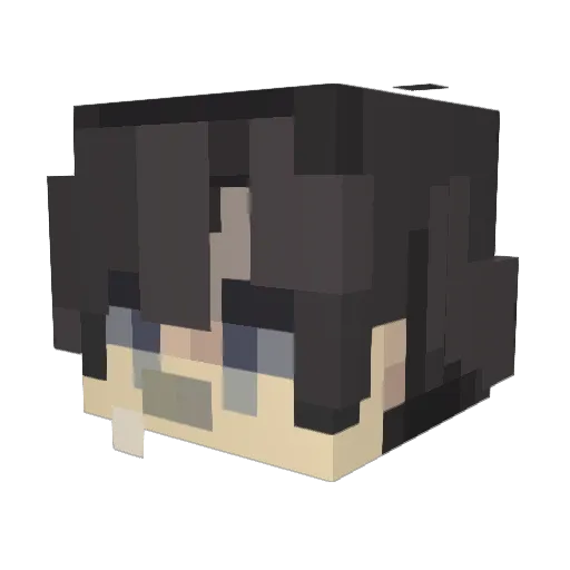 CheatsDash Minecraft avatar head, 3D render