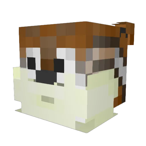 Cheavers3 Minecraft avatar head, 3D render
