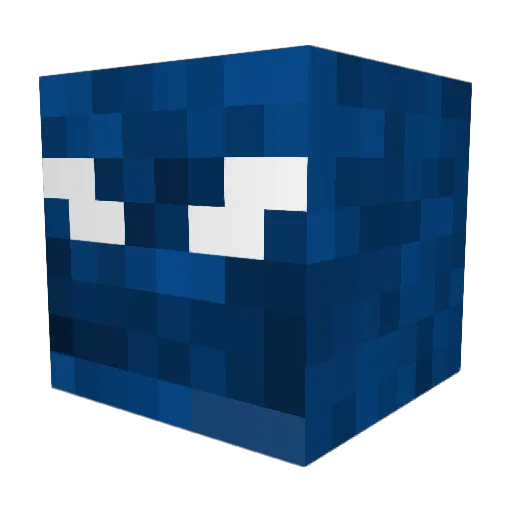 Chebuparen Minecraft avatar head, 3D render