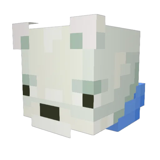 Chechelino Minecraft avatar head, 3D render