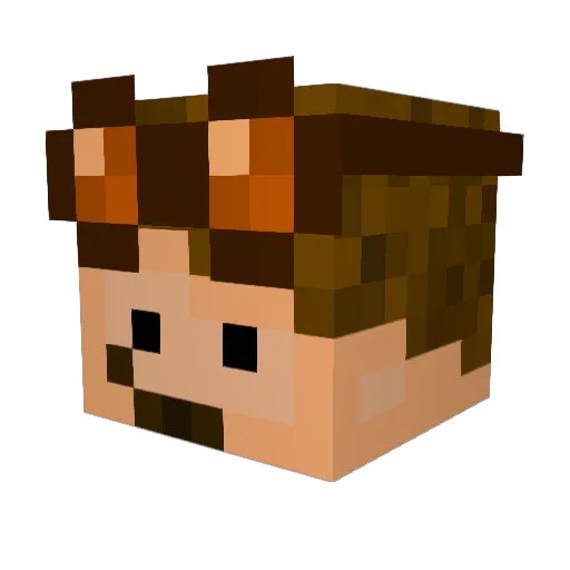 Checho0828 Minecraft avatar head, 3D render
