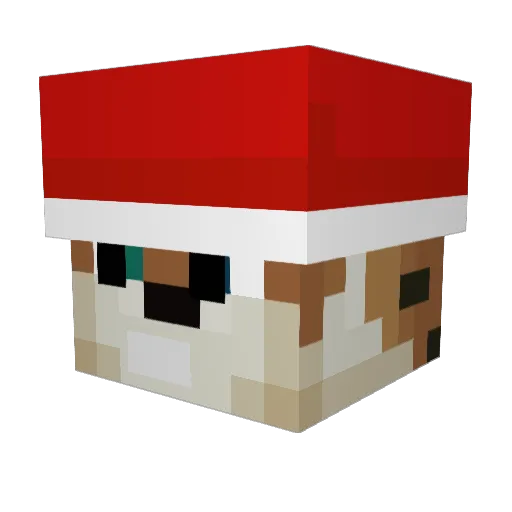 CheckYourNear Minecraft avatar head, 3D render