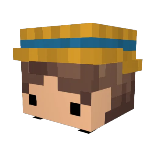 Checker_Kila Minecraft avatar head, 3D render