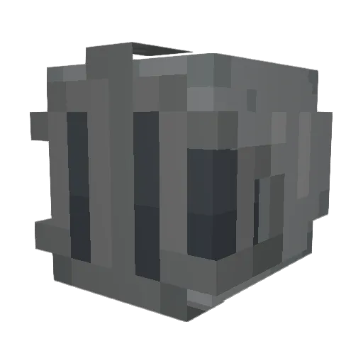 Checkered_Heart Minecraft avatar head, 3D render