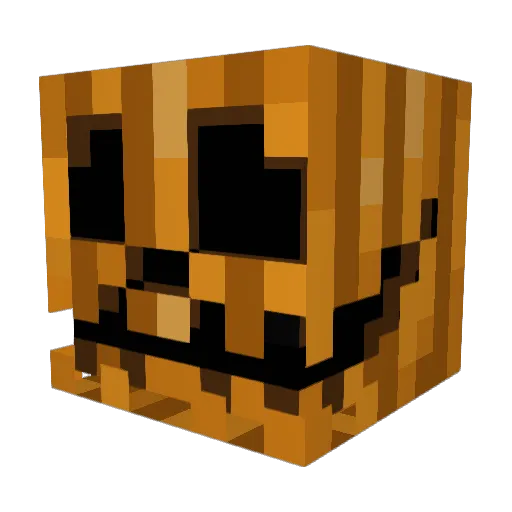 Checkertecker Minecraft avatar head, 3D render