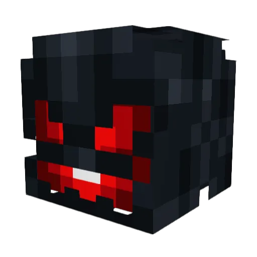 Checksik Minecraft avatar head, 3D render