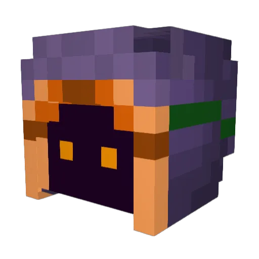 Cheddarsnot12 Minecraft avatar head, 3D render