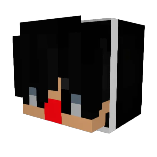 CheeZZer740 Minecraft avatar head, 3D render