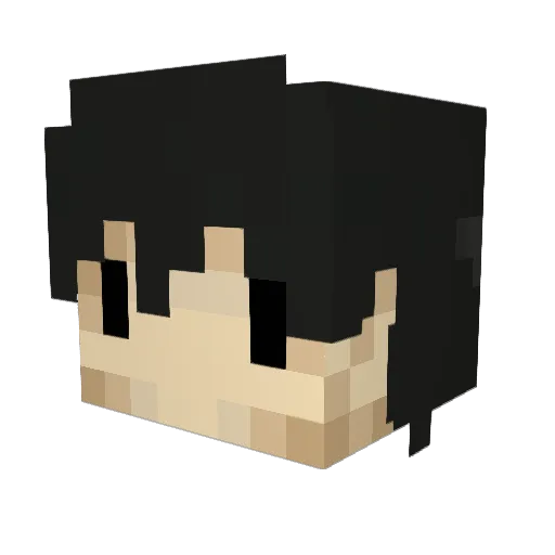 Cheedo101 Minecraft avatar head, 3D render
