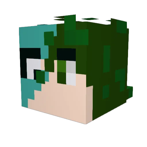 CheekClapper101 Minecraft avatar head, 3D render