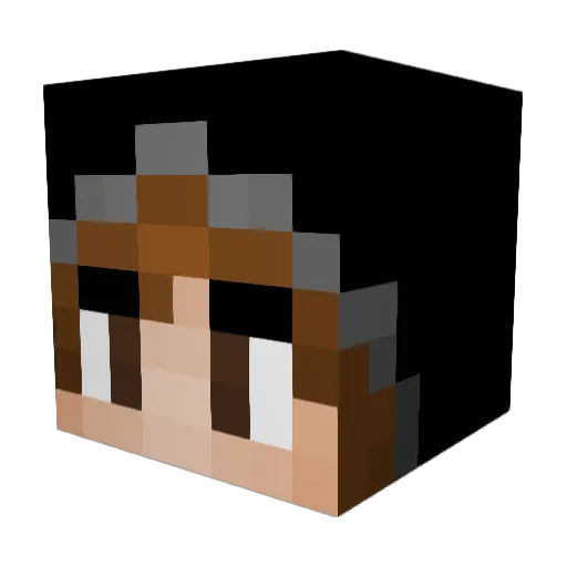 CheekyPolecat Minecraft avatar head, 3D render