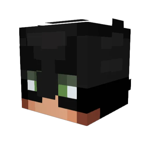 CheekySmiley Minecraft avatar head, 3D render