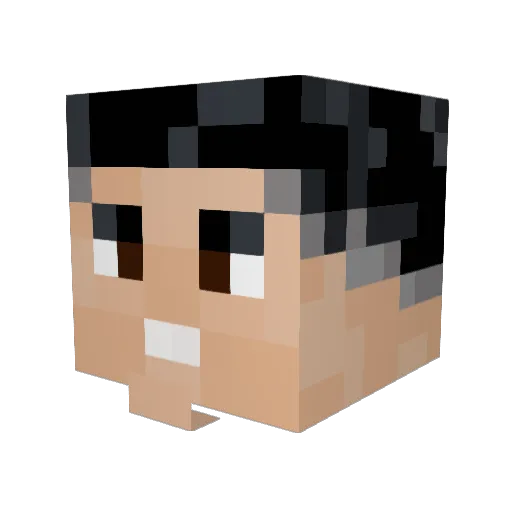 Cheeky_Ballin Minecraft avatar head, 3D render