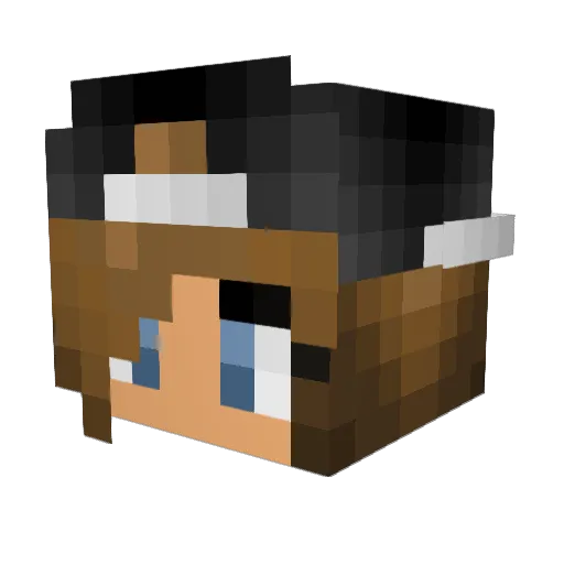 Cheeky_Girlx69 Minecraft avatar head, 3D render