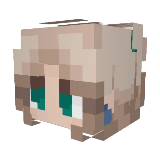 Cheekyswine0699 Minecraft avatar head, 3D render