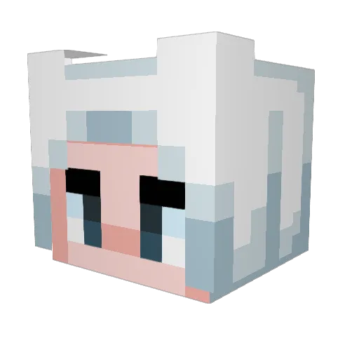 Cheekytiki0 Minecraft avatar head, 3D render