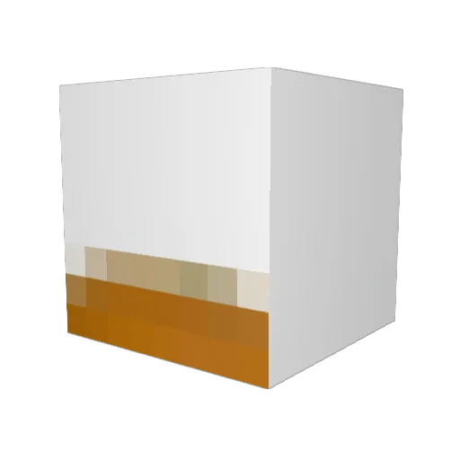 Cheems1223 Minecraft avatar head, 3D render
