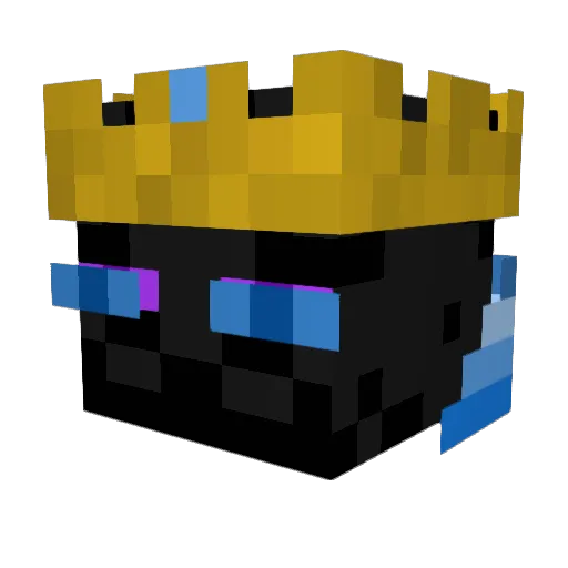 Cheems1404 Minecraft avatar head, 3D render