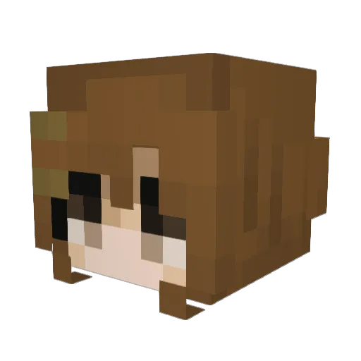 Cheemurfren Minecraft avatar head, 3D render