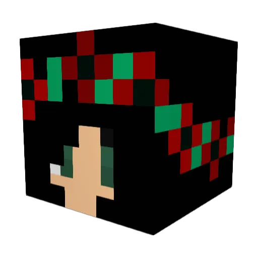 CheenieR1019 Minecraft avatar head, 3D render