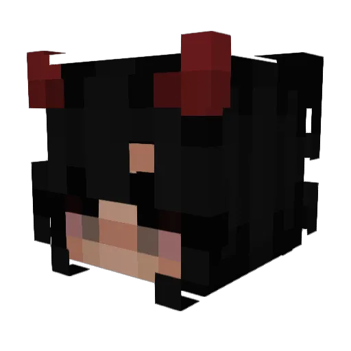 Chees3grater Minecraft avatar head, 3D render