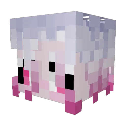 CheesDodo Minecraft avatar head, 3D render
