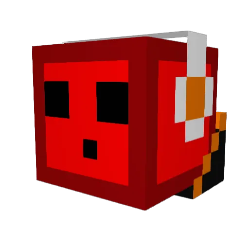 CheeseDoodler Minecraft avatar head, 3D render