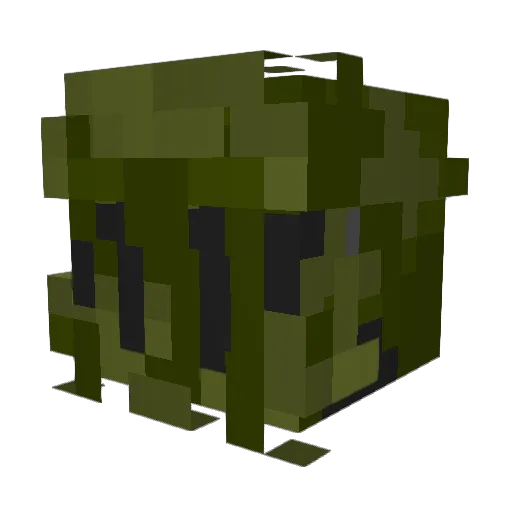 CheeseMaster Minecraft avatar head, 3D render