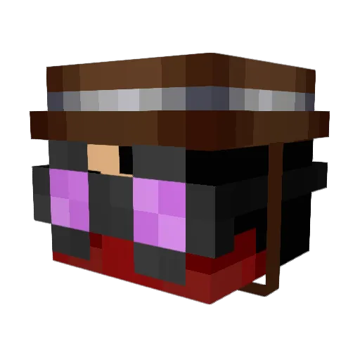 CheeseOffline Minecraft avatar head, 3D render