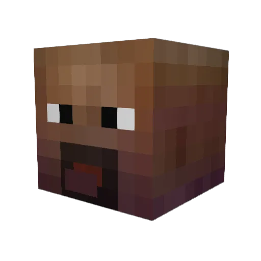 CheeseSandwich_ Minecraft avatar head, 3D render