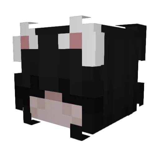CheeseSoCute Minecraft avatar head, 3D render