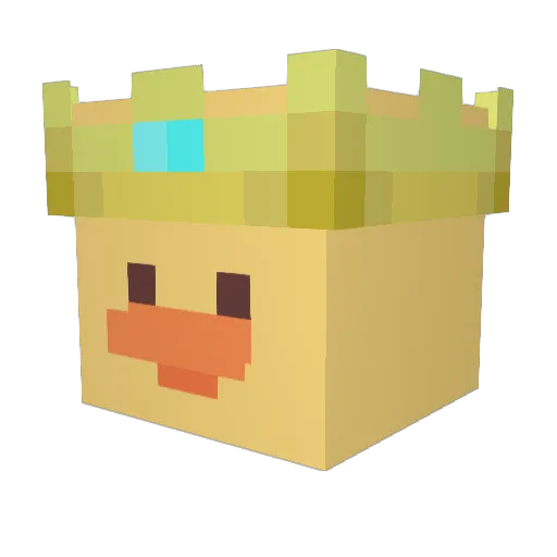 CheeseString7 Minecraft avatar head, 3D render