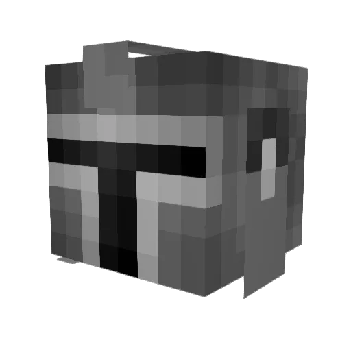 CheeseTartMan Minecraft avatar head, 3D render