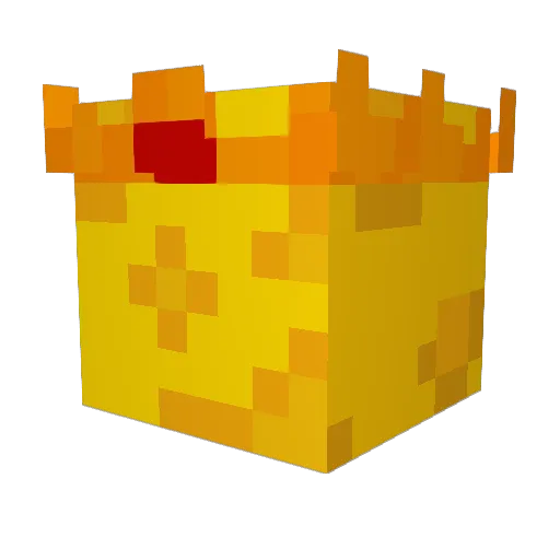 CheeseWheelLord Minecraft avatar head, 3D render