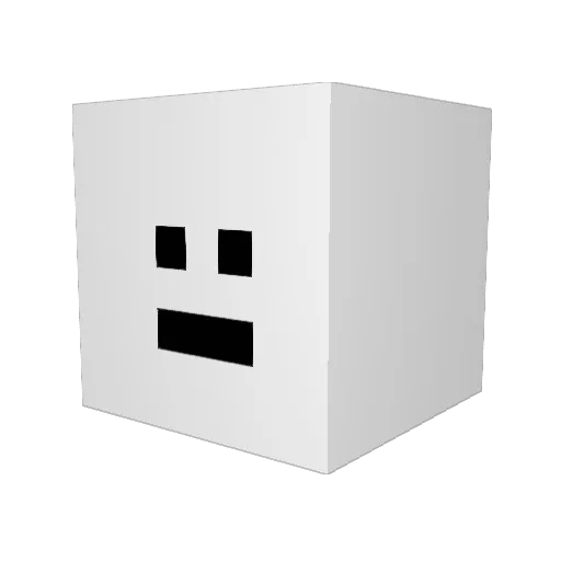 CheeseWithIssues Minecraft avatar head, 3D render