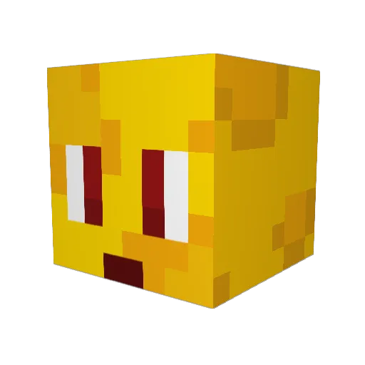 Cheese_Meester Minecraft avatar head, 3D render