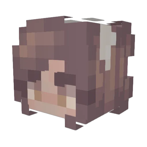 Cheese_Stringss Minecraft avatar head, 3D render