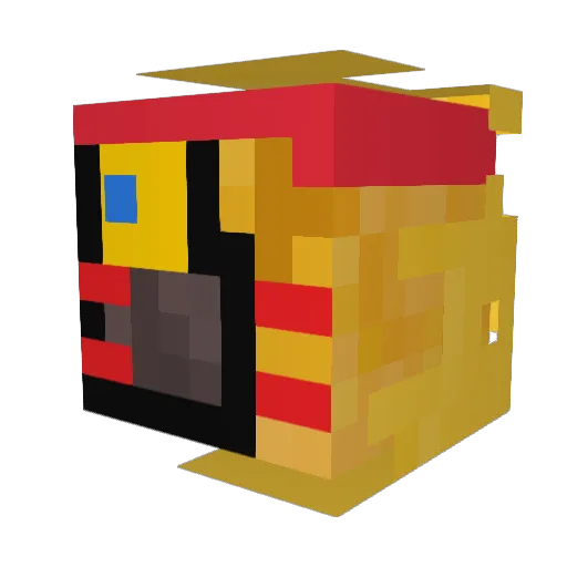 Cheese_man510 Minecraft avatar head, 3D render