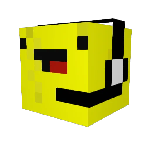Cheeseborger420 Minecraft avatar head, 3D render