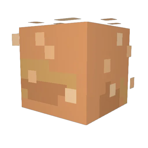 Cheeseburger8307 Minecraft avatar head, 3D render