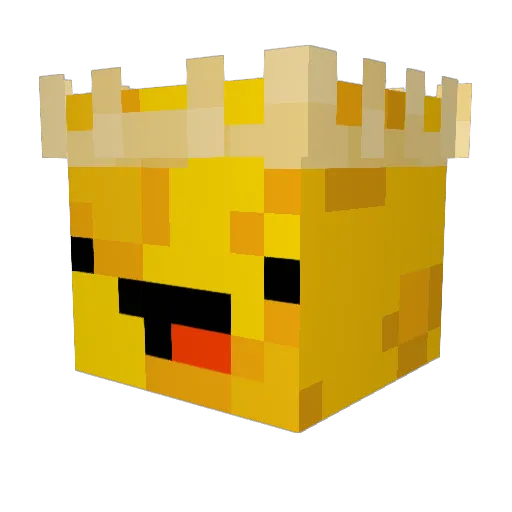 Cheesebus112 Minecraft avatar head, 3D render