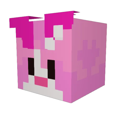 Cheesecake_Puppy Minecraft avatar head, 3D render