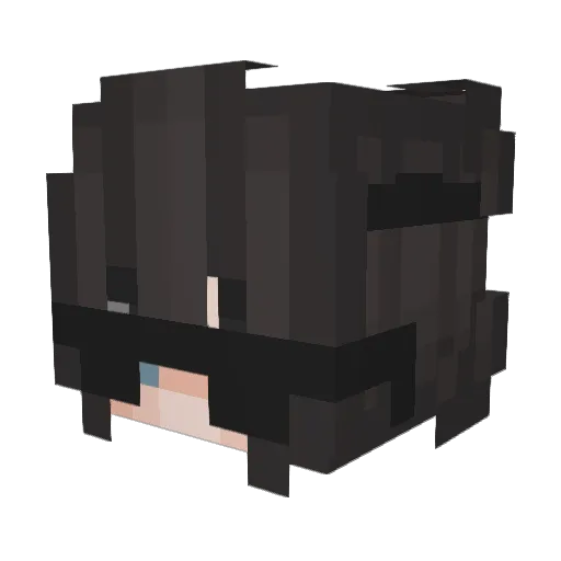 Cheesecat0104 Minecraft avatar head, 3D render
