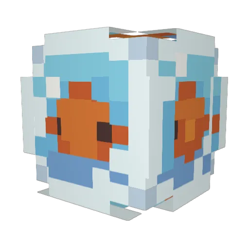 Cheeseclake Minecraft avatar head, 3D render