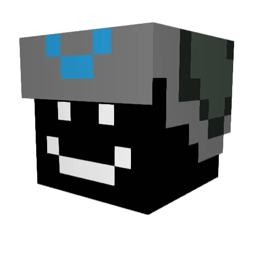 Cheesecody7 Minecraft avatar head, 3D render