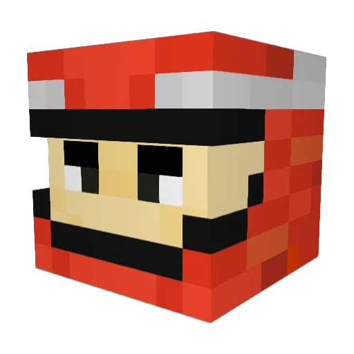CheesecurdsFTW Minecraft avatar head, 3D render